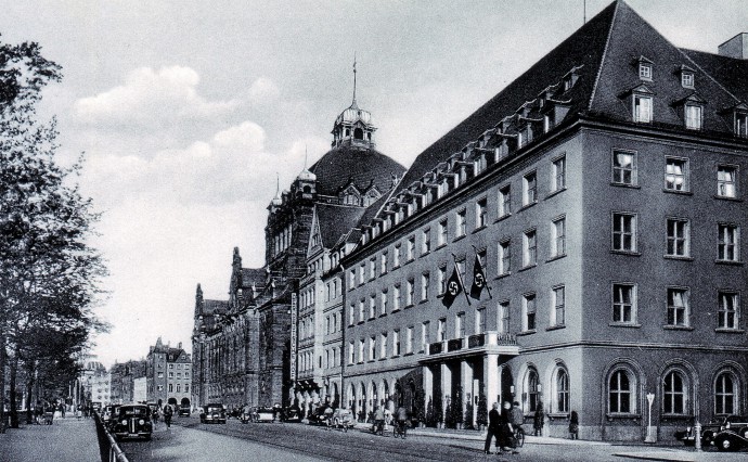 Hotel Deutscher Hof in Nürnberg (Postkarte)