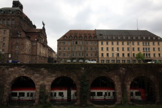 Hotel Deutscher Hof vor dem Umbau #02 - Blick über den Frauentorgraben